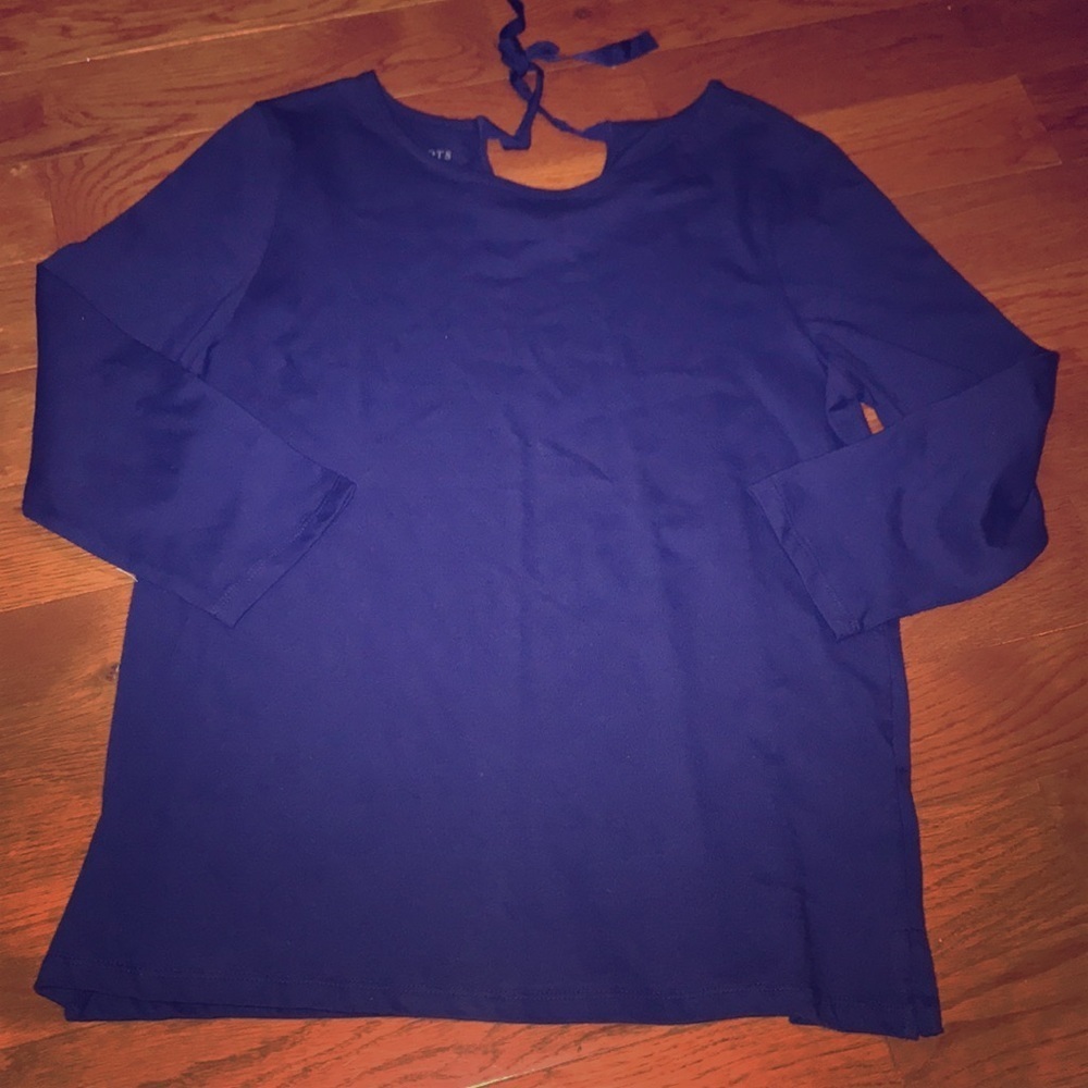 NWOT Talbots Navy shirt S